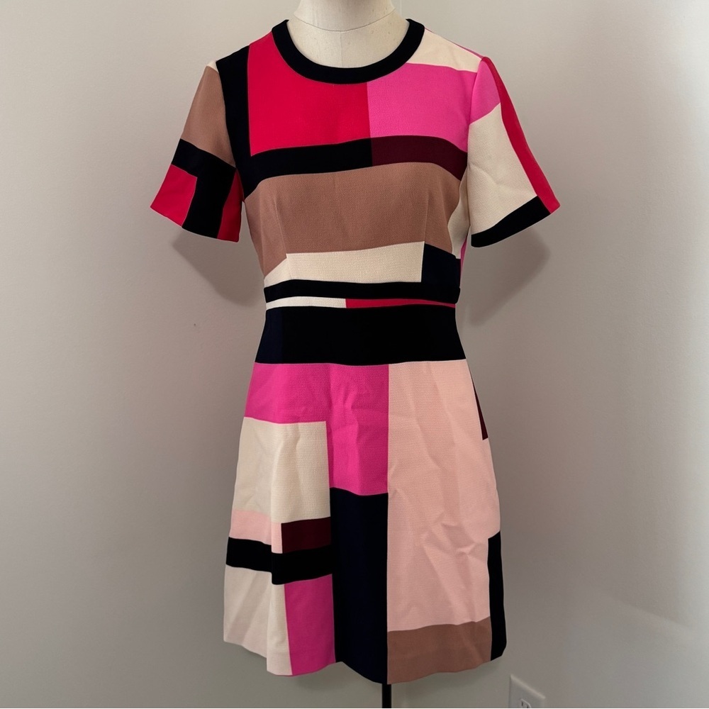 Kate Spade 6 Effie Colorblock Short Sleeve Dress‎ ~ Classic Career Workwear